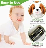 ZBATHTOY Interactive Walking Dog Toy for Kids 1-3 Year Old Electronic Puppy view 2