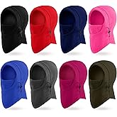 Frienda 8 Pcs Balaclava Ski Mask Men Windproof Warmer Face Covers Adjustable Winter Mask for Men Women