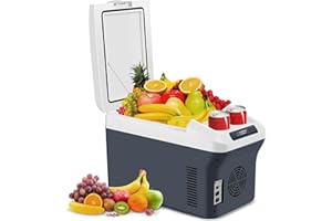 TREFAN 12 Liter/Quart Electric Cooler & Warmer 12v Car Cooler Plug in Portable Car Cooler with AC/DC Mini Fridge for Car/Camping/Travel/Truck