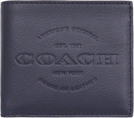 Amazon コーチ Coach 財布 二つ折り財布 F ブラック レザー 二つ折り財布 メンズ レディース アウトレット品 並行輸入品 Coach コーチ 財布