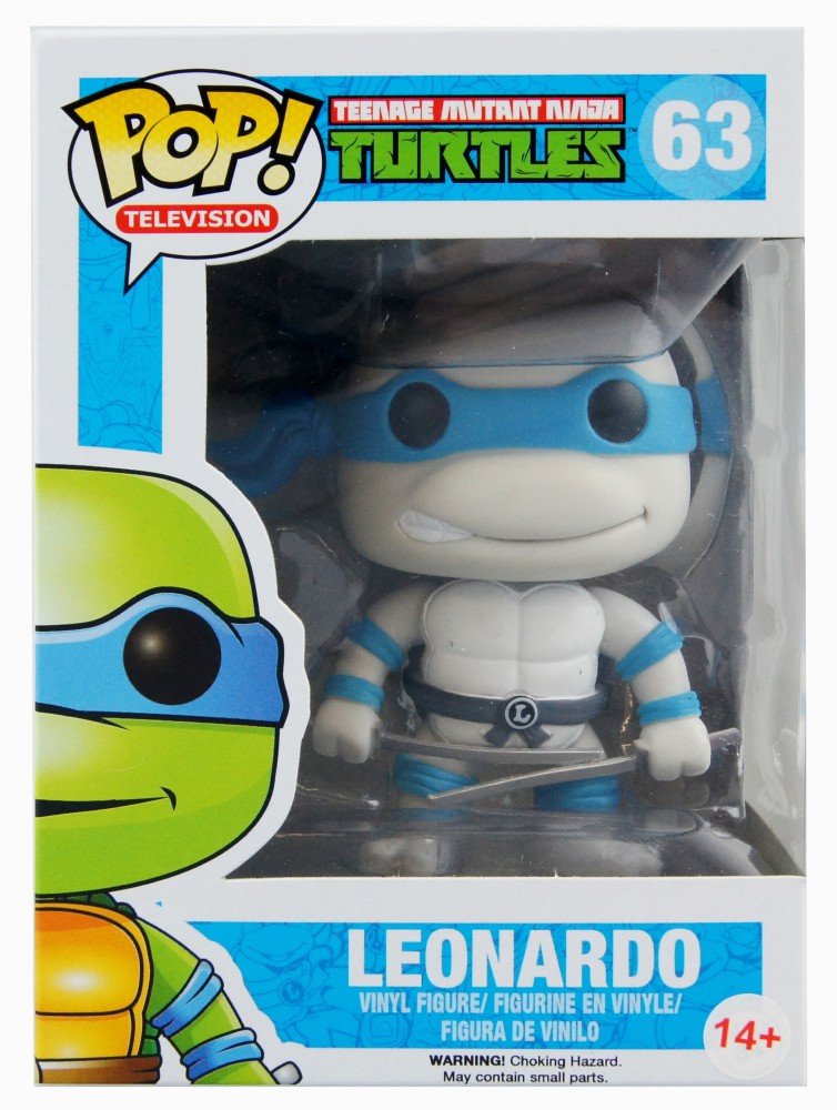 Funko 10077 – Ninja Turtles Figure, Leonardo Greyscale Variant