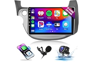 Car Stereo for Honda Fit 2008-2013 4G+64G 8 Core Android Head Unit with Carplay Android Auto, Hodozzy 10 Inch Touch Screen wi