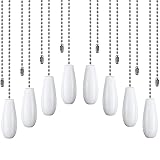 8 Pieces Ceiling Fan Pull Chains Wooden Pendant