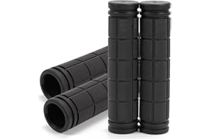 Bicycle Handlebar Grips, 4 Pieces Bike Handlebar Grips, Soft Rubber Grips for BMX MTB Mountain Bikes Kids Bikes