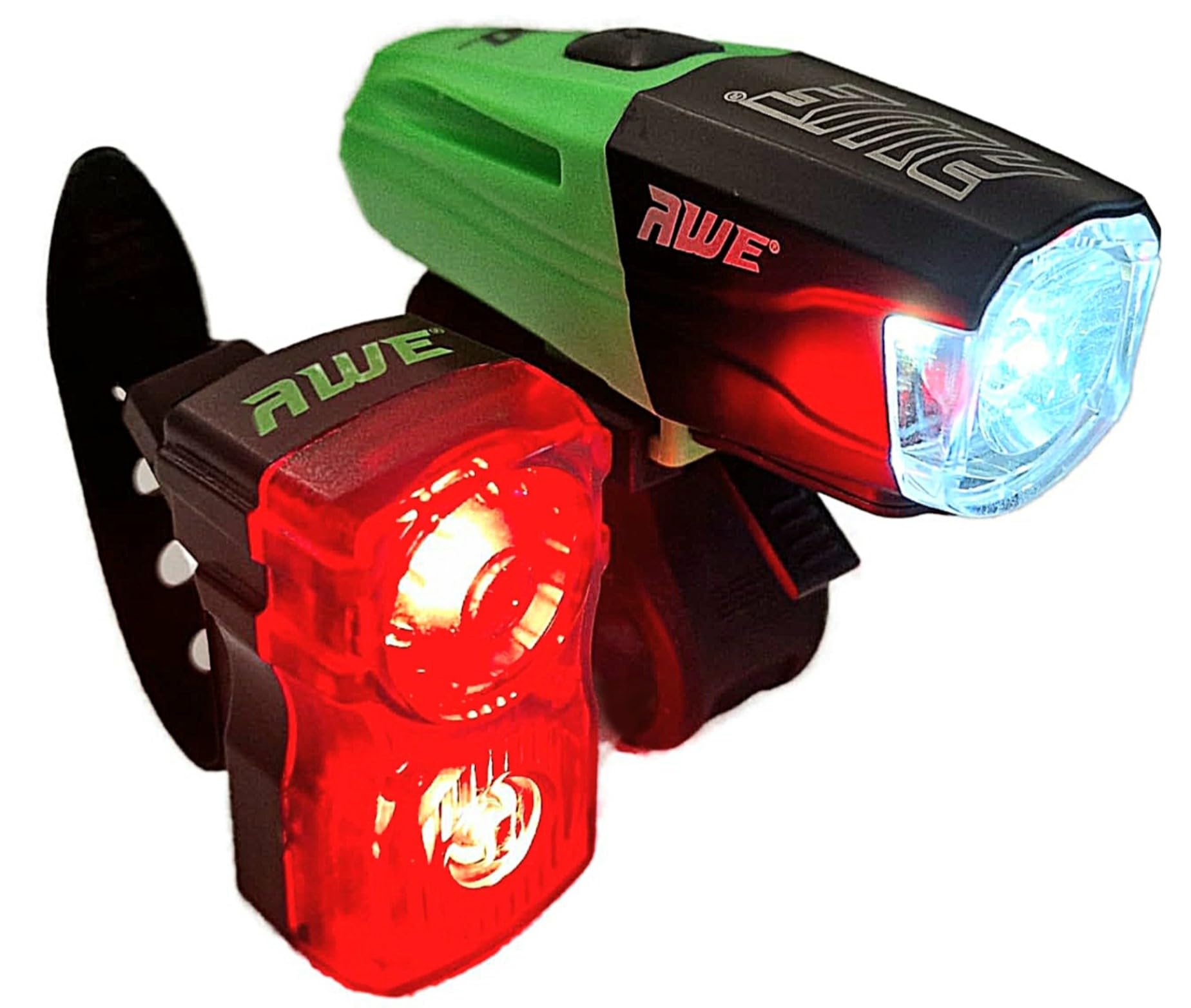AWE® AWEBright™ 740 LUMENS EXTREMELY BRIGHT USB Rechargeable Bicycle Light Set 700 Lumen front & 2 x 0.5W Rear
