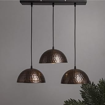 copper dining room light fixtures
