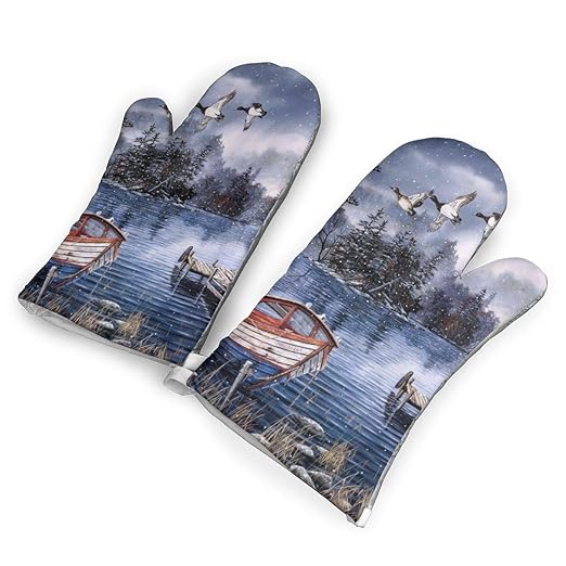 Feederm - Manoplas de horno para barco, lago y patos, resistentes ...