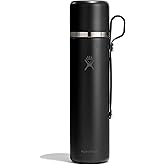 Hydro Flask Hot Flask & Cup – Insulated Stainless Steel, Hot Drink Travel Container for Coffee, Tea, & Soup 36 Oz Black