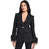 Cinq à Sept Women's Static Boucle Feather Karlie Blazer