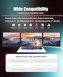 KEFEYA Laptop Screen Extender, 14" Portable Monitor