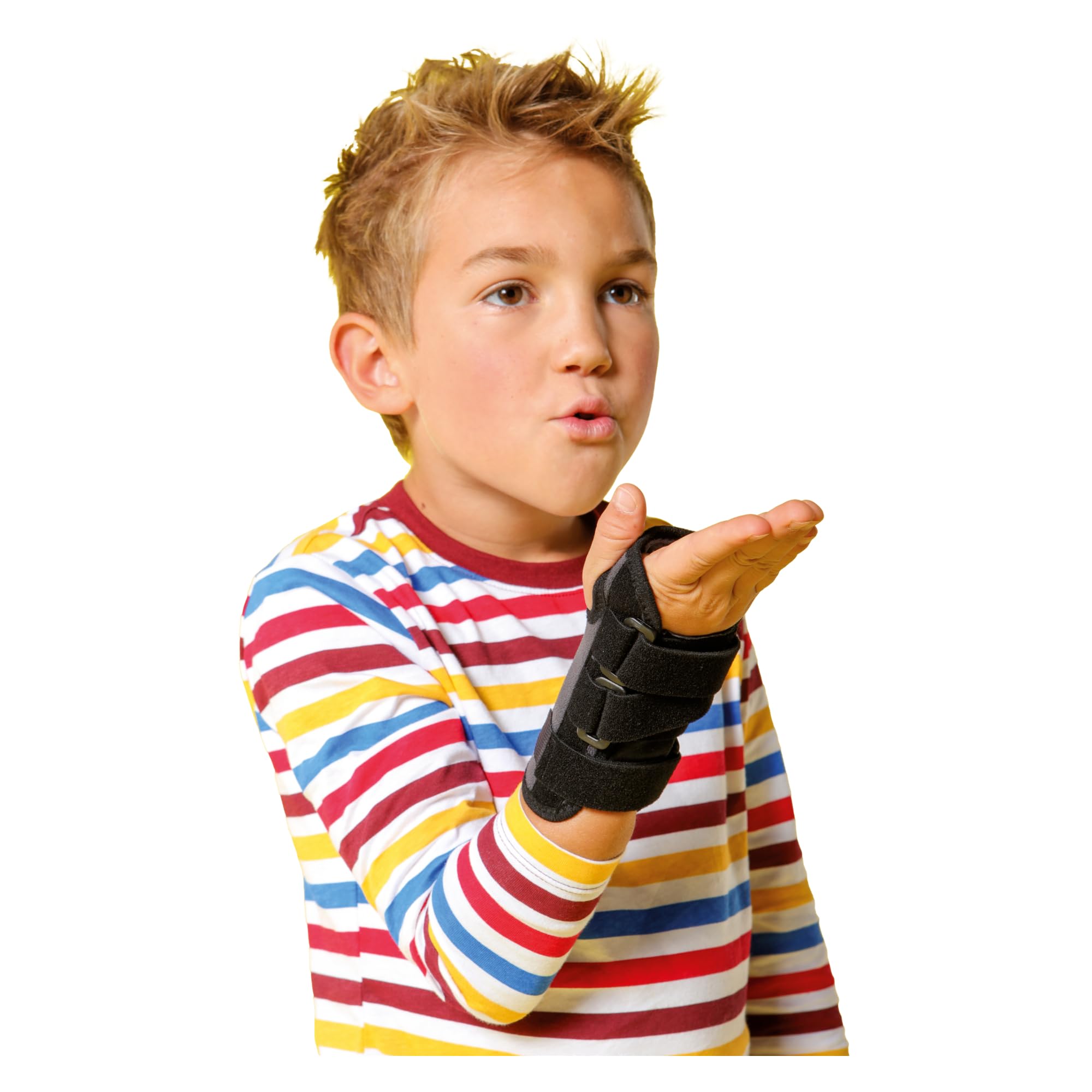 THUASNE Ligaflex Classic - Kids Paediatric Wrist Support Immobilisation Splint - Childs Wrist Brace (One Size: 10-13cm wrist circumference, Left)