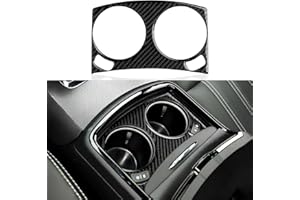 BRMYL Car Front Water Cup Decor Decals for 2011-2023 Chrysler 300 / 300C / 300S / Limited/Touring/Base Accessories Carbon Fiber Interior Stickers