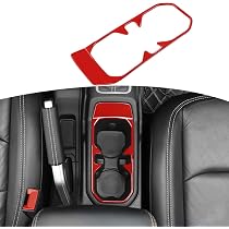 RT-TCZ for Wrangler JL Red Gear Shift Trim Cover Frame for Jeep