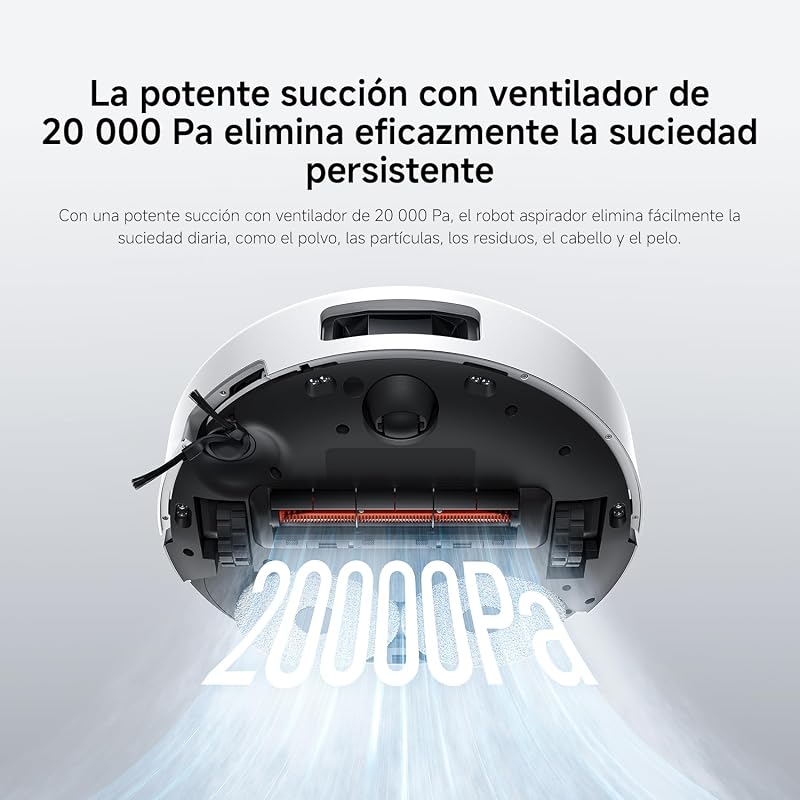 5 Robot Aspirador con Fregado, 20000 Pa, Navegación DToF
