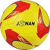 JPHNAN Low Bounce Futsal Ball Size 4 - Indoor Futsal Soccer Balls with Durable TPU Cover for Training & Match Play | Reinforced Stitching Design for Youth and Adults