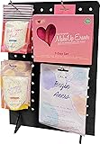 Torched Pegboard Display Stand for Jewelry, Craft