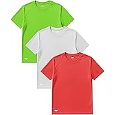 AMERICAN HEAVEN Men's Short Sleeve Work Out Crew Neck Mesh T-Shirts | Dry Fit Active Athletic Gym Tops | Multi Packs Colors