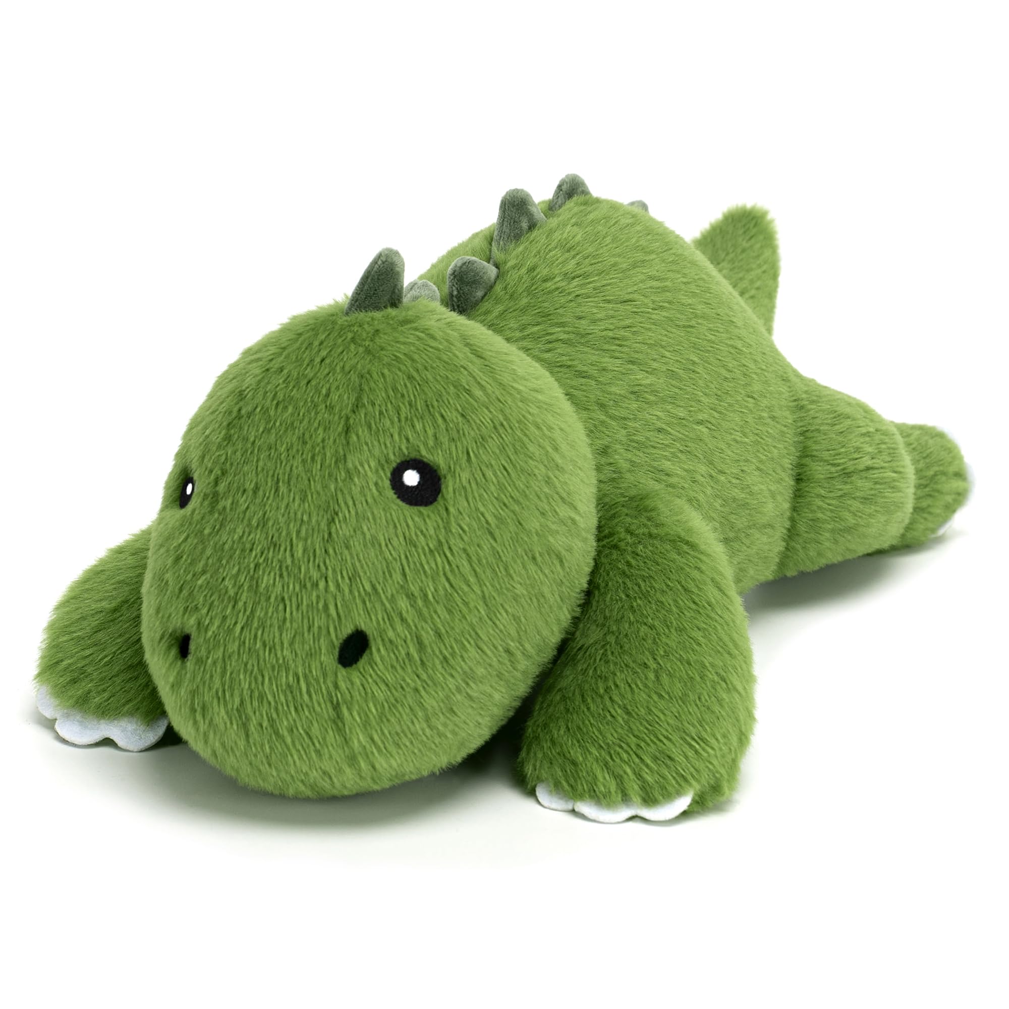 Photo 1 of **LITTLE HOLE ABOVE EYE****SQEQE Weighted Stuffed Animals Dinosaur Plush, Weighted Stuffed Animals Dino Plushies for Stress Relief, Soft T-Rex Pillow Toy for Kids Adults, Christmas & Birthday Gifts 9.8 Inch, 0.8 Lb