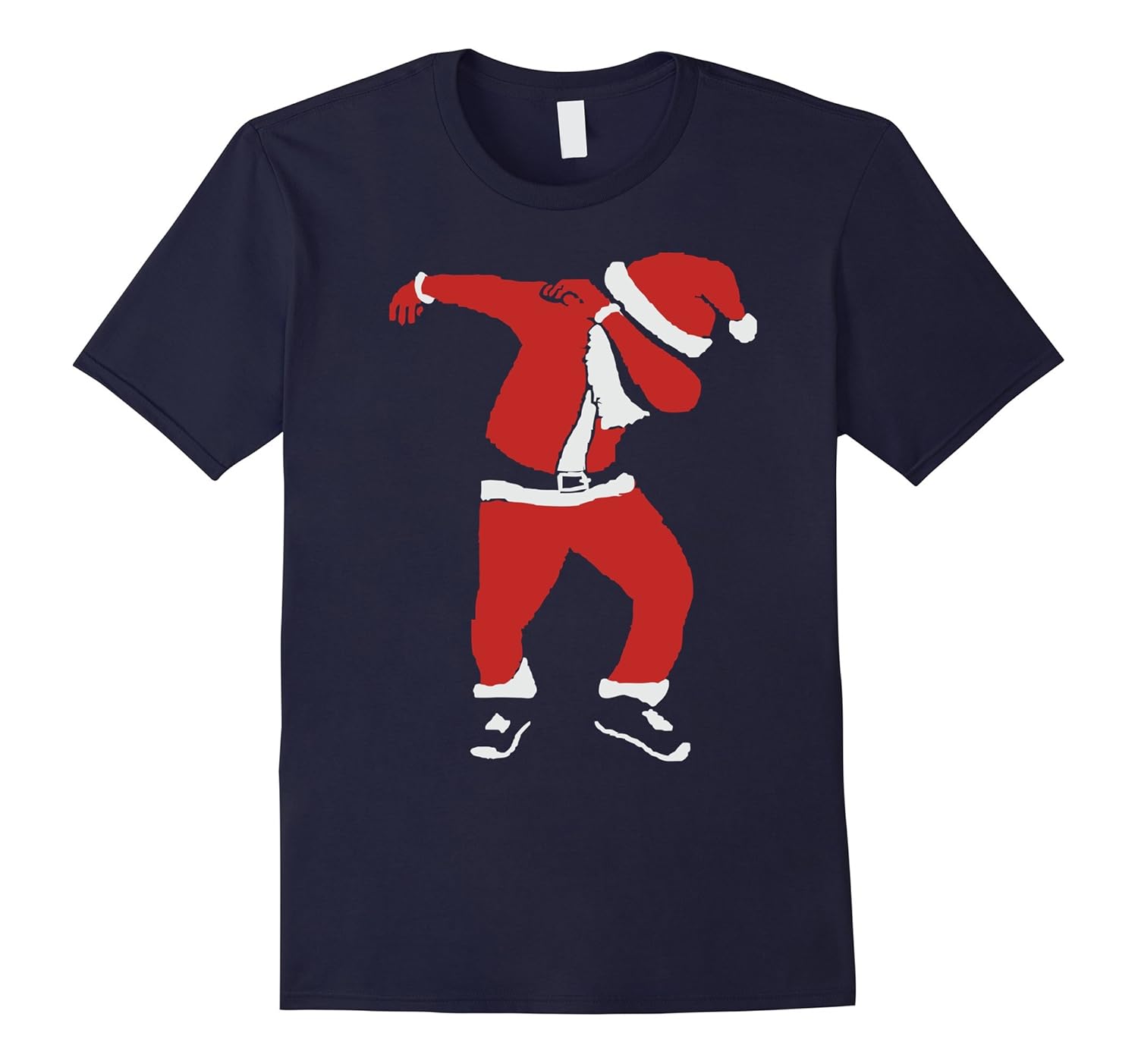 Santa Dab T-Shirt- Funny Santa Dabbing Christmas T-Shirt-Rose