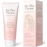 Mokasakiso Air Dry Cream for Straight &amp; Fine Hair, Leave In Styling Cream | Lightweight Hair Moisturizer, No Heat Hair Styling Cream for Wavy, Enhances Natural Texture