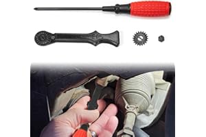 ZELVORO EPS Recall Cap Starter Tool Compatible with Honda Acura, 10 Minutes to Remove Steering Threaded Cap, Efficient Grease Addition, With Phillips Screwdriver and Spare Gear Kit
