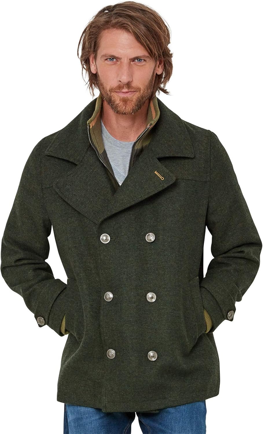 Joe Browns Mens Smart Double Breasted Coat Amazon.co.uk Clothing