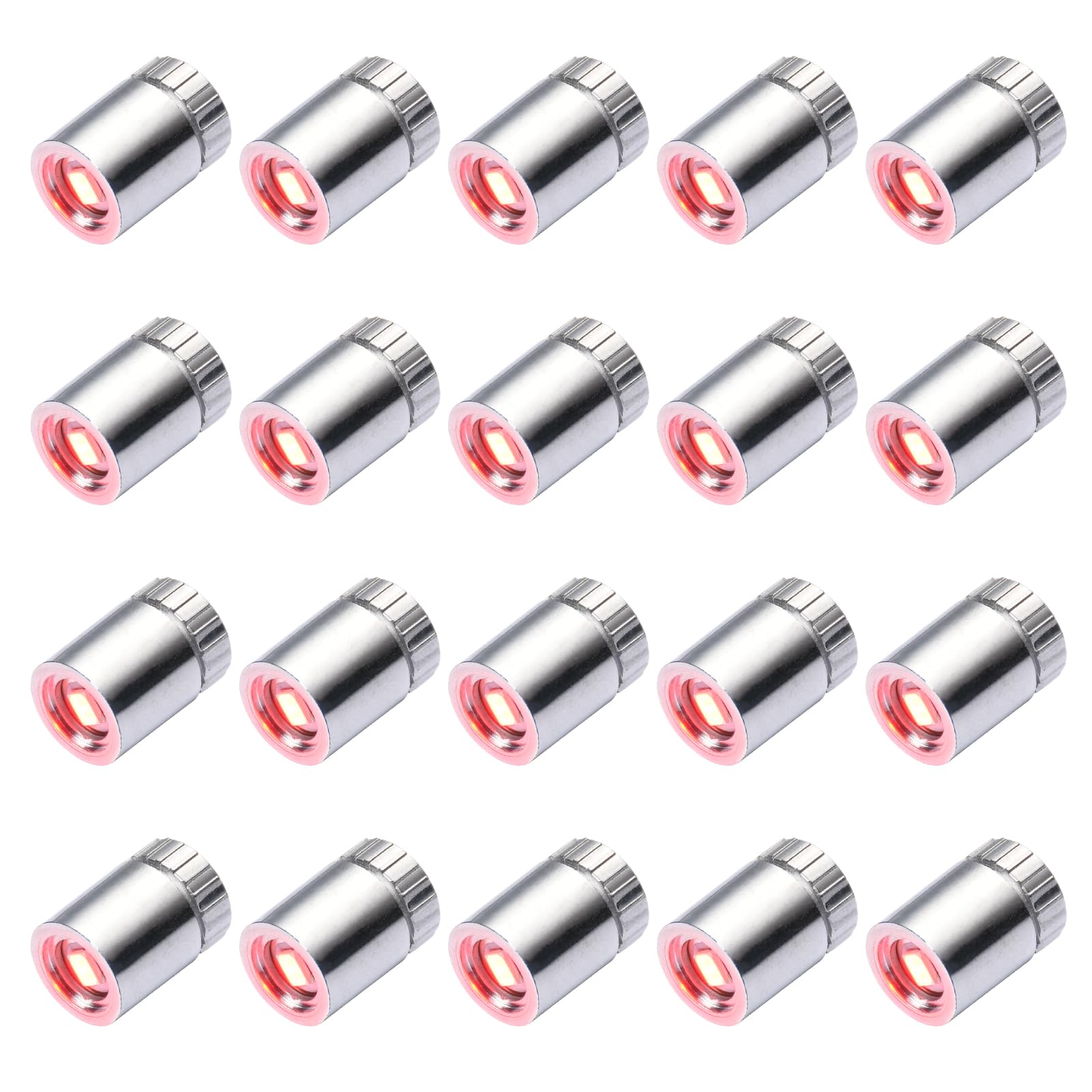 Pumwoy 20 Mini LED Lights, Miniature Lights, Small LED Lights, Suitable for Decorating Dollhouses, Micro LED Light, Mini LED Lights for Dollhouses, Crafts (Red Light)