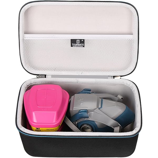 Tourmate EVA Hard Case Compatible For 3M Half Facepiece