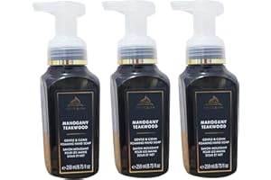 Bath & Body Works Foaming Hand Soap 259 ml, 3-Pack (Mahogany Teakwood)