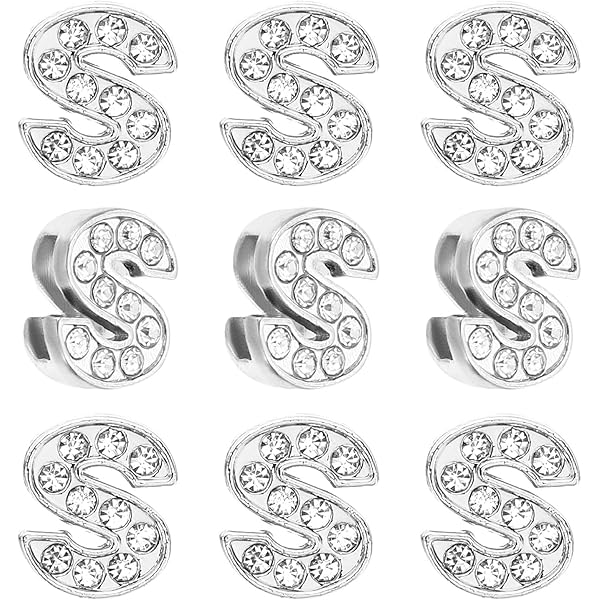 thumbnail image 2 of PATIKIL 30pcs Letter Charm, Rhinestone Letter A Charm Crystal... 2 of 9
