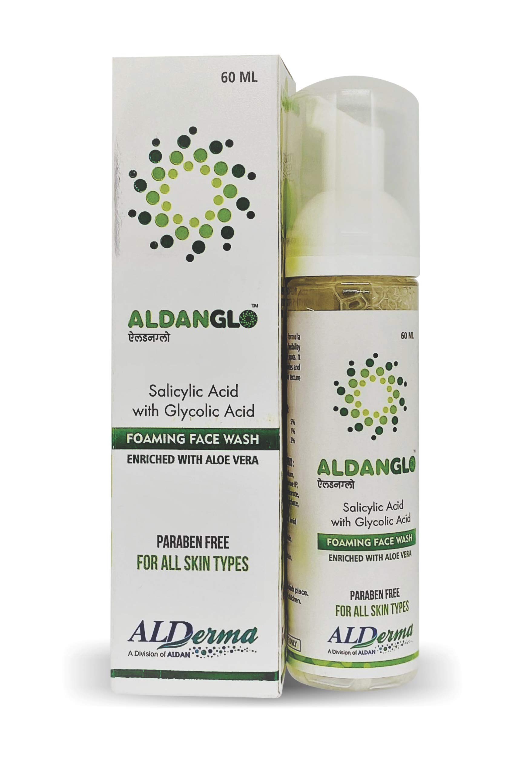 aldanglo foaming face wash