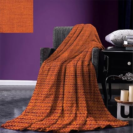 Buy Luoiaax Burnt Orange Throw Blanket Rough Texture Close Up Thick Fabric Image Print Country Living Rustic Style Warm Microfiber All Season Blanket For Bed Or Couch Burnt Online At Low Prices