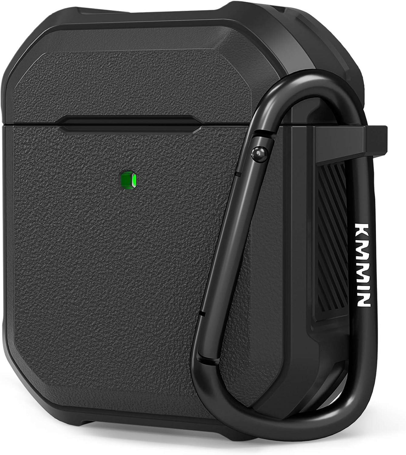 Photo 1 of Winproo Airpods Case Cover, Ztacking Airpods 2 & 1 Protective Hard Case Rugged Full-Body Shockproof with Keychain Front LED Visible Designed for Airpod Case 2nd Generation - Black