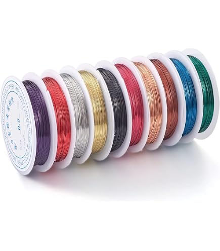 thumbnail interactive-video image 1 of 4 Rolls Silver Copper Beading Wire – Mixed Sizes For Jewelry Wrapping 1 of 6