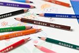 BIC Kids Evolution Triangle Coloured Pencils, 12 Pack, Easy Grip for Toddlers view 7