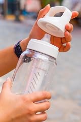 LifeStraw Go Series 1L Water Filter Bottle BPA Free 2 Pack Nordic Noir view 6