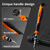JOREST 40Pcs Precision Screwdriver Set Mini Kit with CR-V Bits T5-T10 Y00 P2-P6 view 2