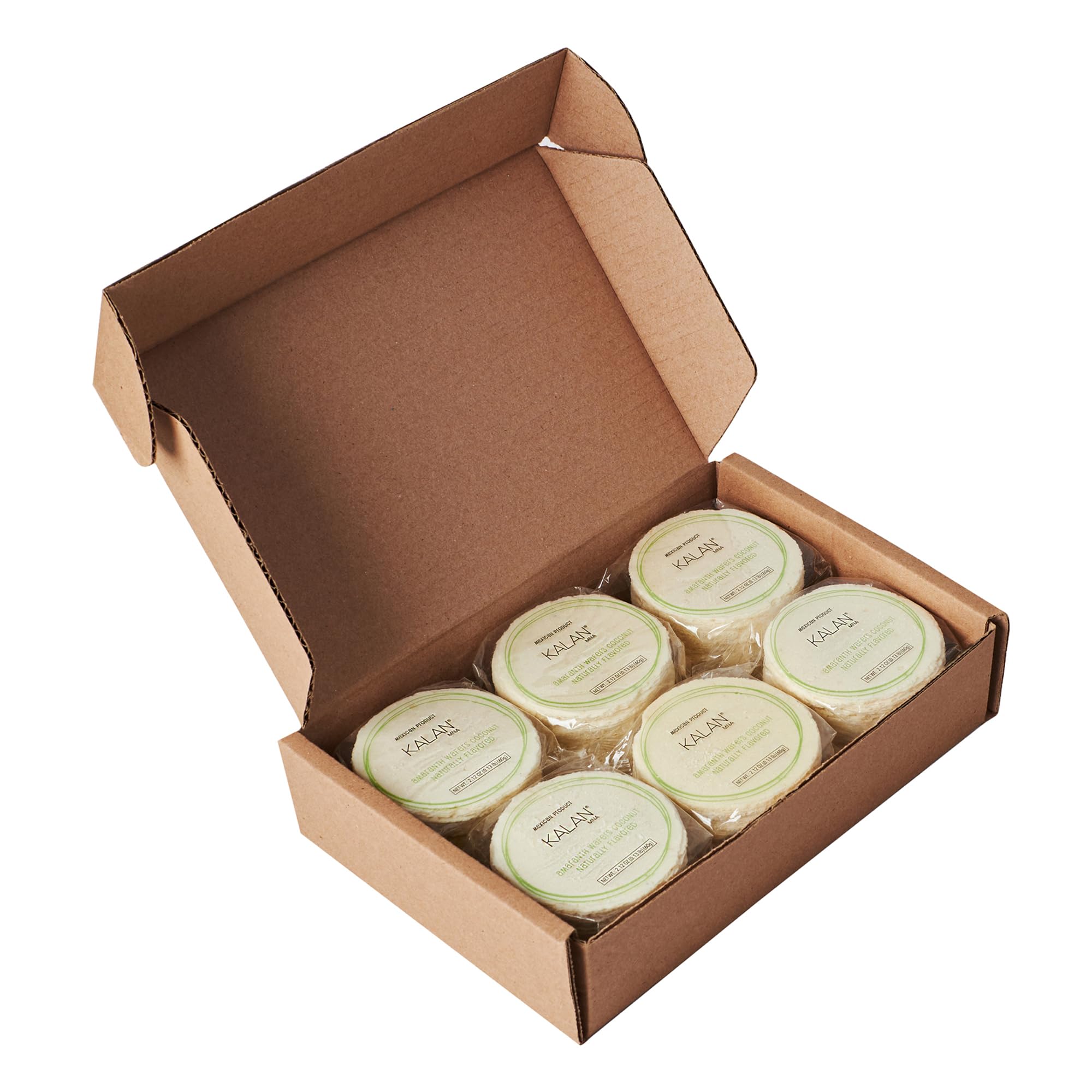 Kalan Coconut Amaranth Flour Wafer Thins, Vegan and
