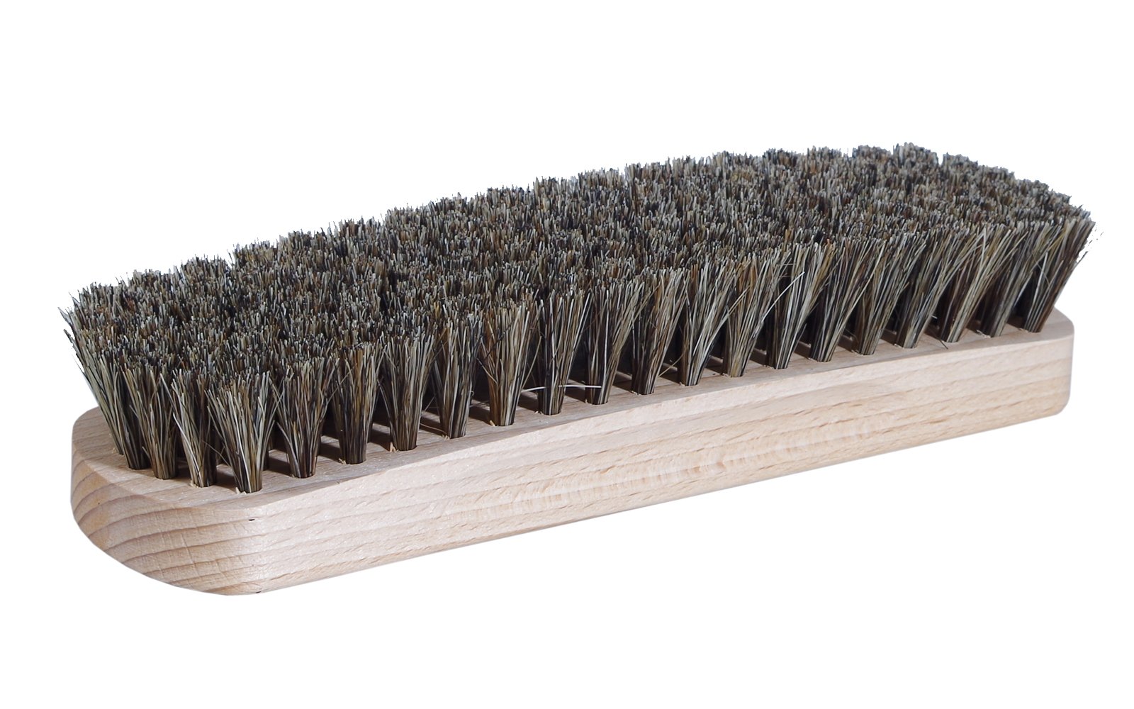 Kaps Shoe Polishing Brush – 100& Horsehair or Synthetic Bristles which Don’t Fall Out – Buff, Polish and Clean Leather Shoes, Boots & Bags (horsehair - 18 cm / 7 inch)