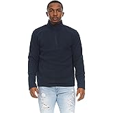 Swiss Alps Mens Quarter Zip Performance Polar Fleece Pullover Sweatshirt