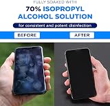 One Step 70% Isopropyl Alcohol Wipes 100 Pads Individually Wrapped Sterile view 7