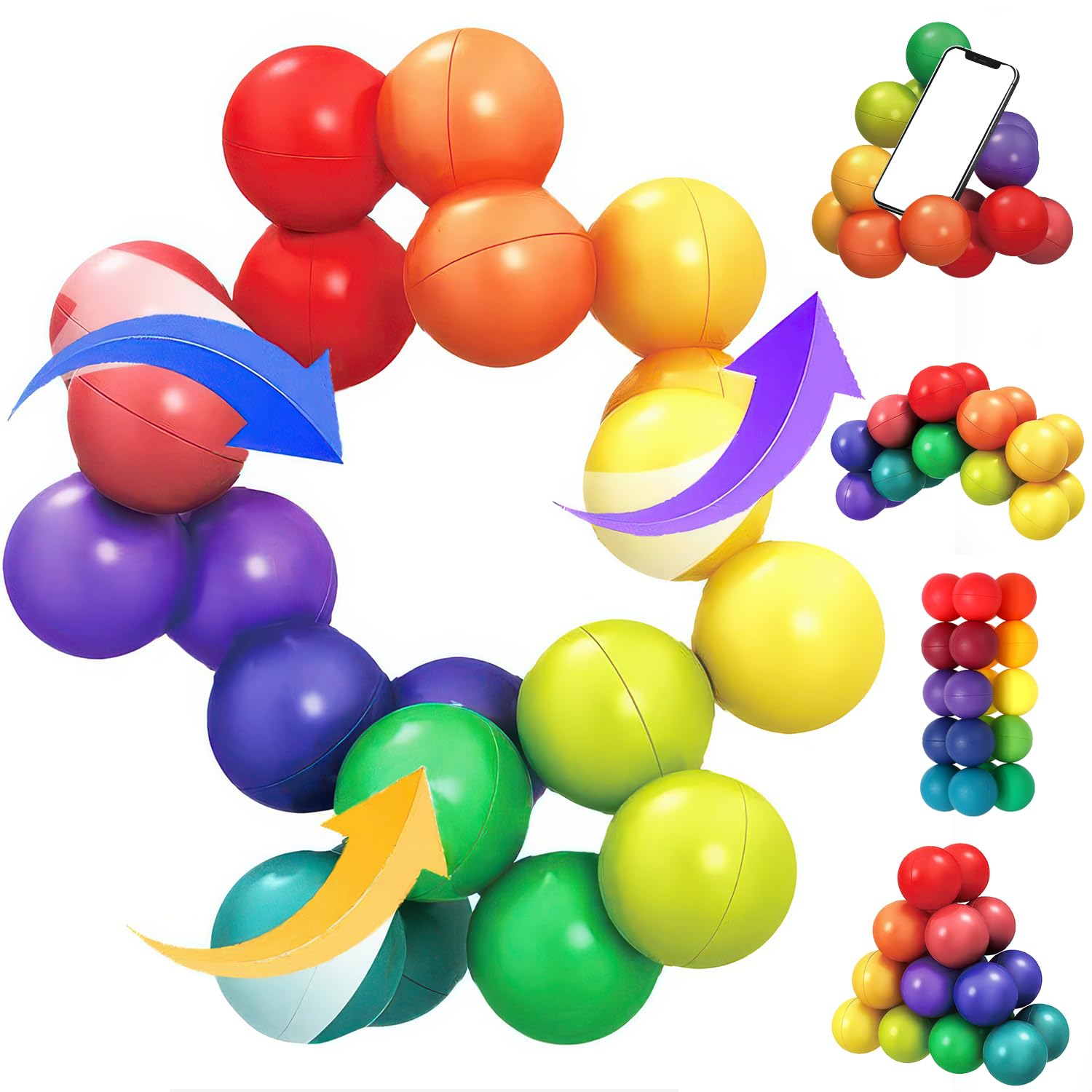 Fidget Toys, Sensory Toys Educational Toys Autism Toys Fidget Toys for Kids Traveling Toys for Adult Boy Girl