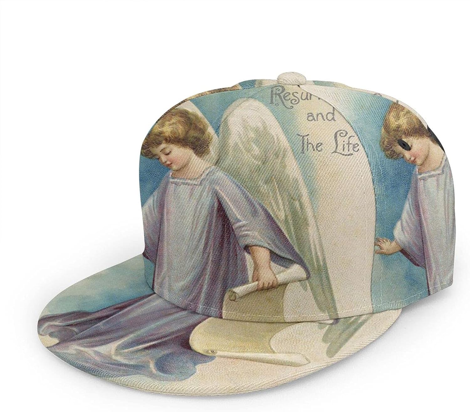 Easter Vintage Angel Adjustable Snapback Hat Unisex Hip Hop Baseball