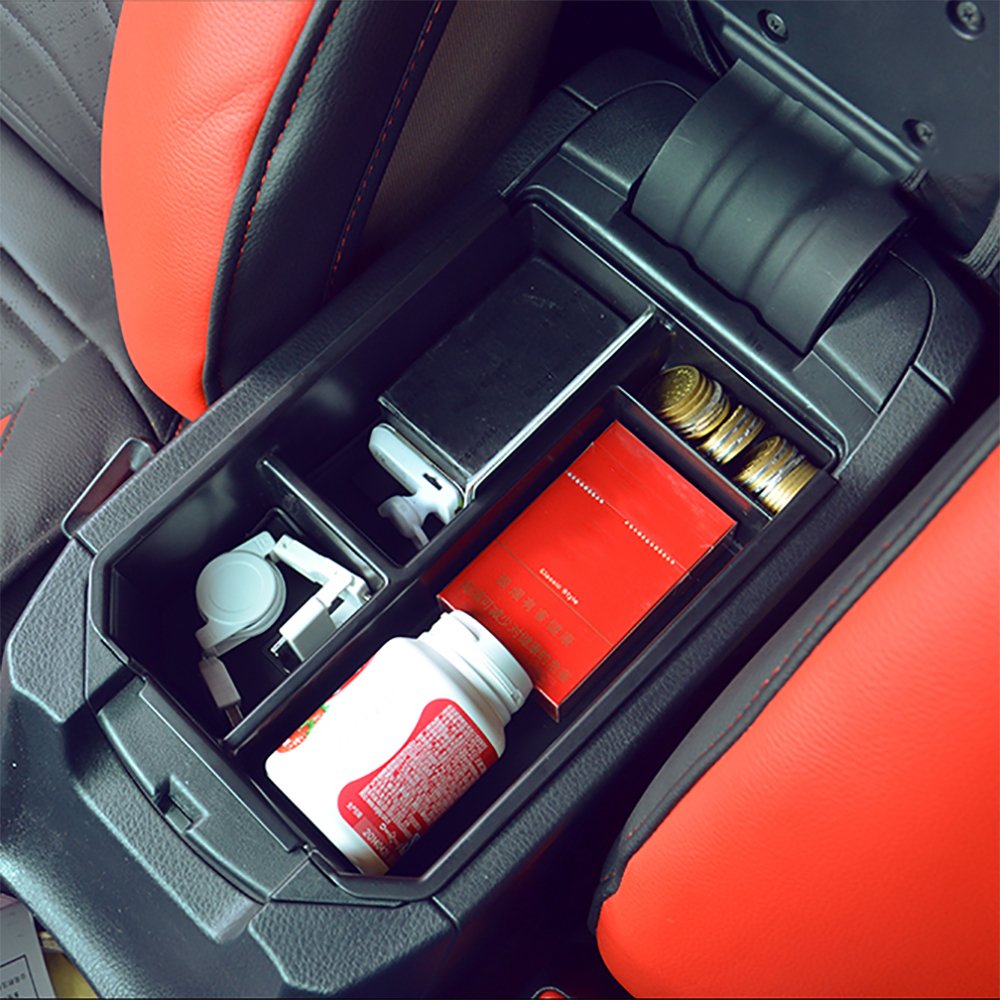 KUST cwh19001r Car Armrest Storage Box,Tool Organizer fit for Toyota