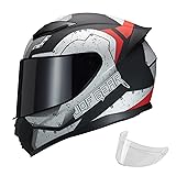 JQF Gear Full Face Motorcycle Helmet WS-607 DOT