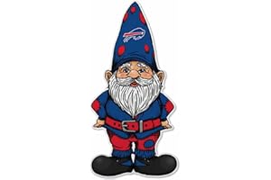 Rico Industries NFL Buffalo Bills Gnome Shape Cut Pennant - Home and Living Room Décor - Soft Felt EZ to Hang 18x0.10x18