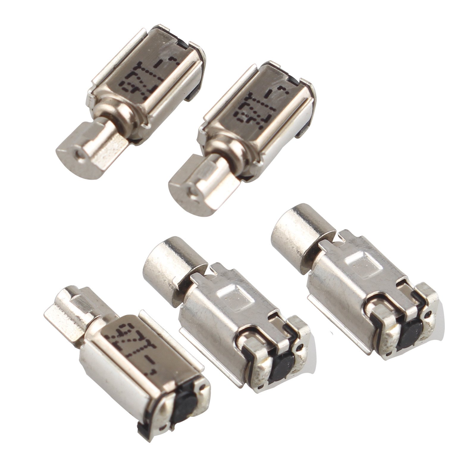 HALJIA 5PCS 4x11mm DC2.3V - 4.5V Cell Phone SMD Micro Coreless Vibration Motor 1200PRM