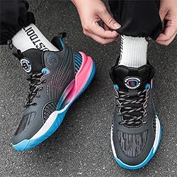 Angugu Mens Basketball Shoes Lightweight Breathable