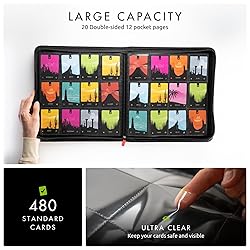 Vault X 12 Pocket Trading Card Zip Binder - 480