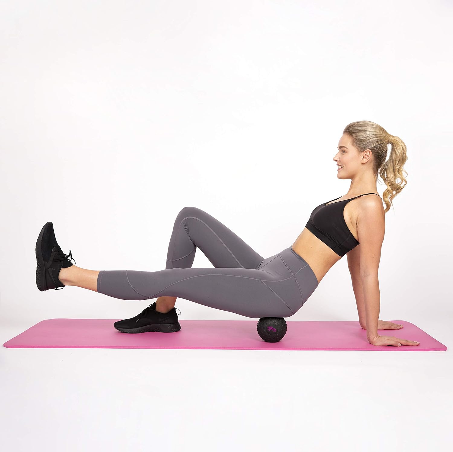 5" Foam Roller Massage Ball by PINC Active - Better Than Any Foam Roller for Trigger Point and Glute Release - Includes Free Carry Bag: Health & Personal Care